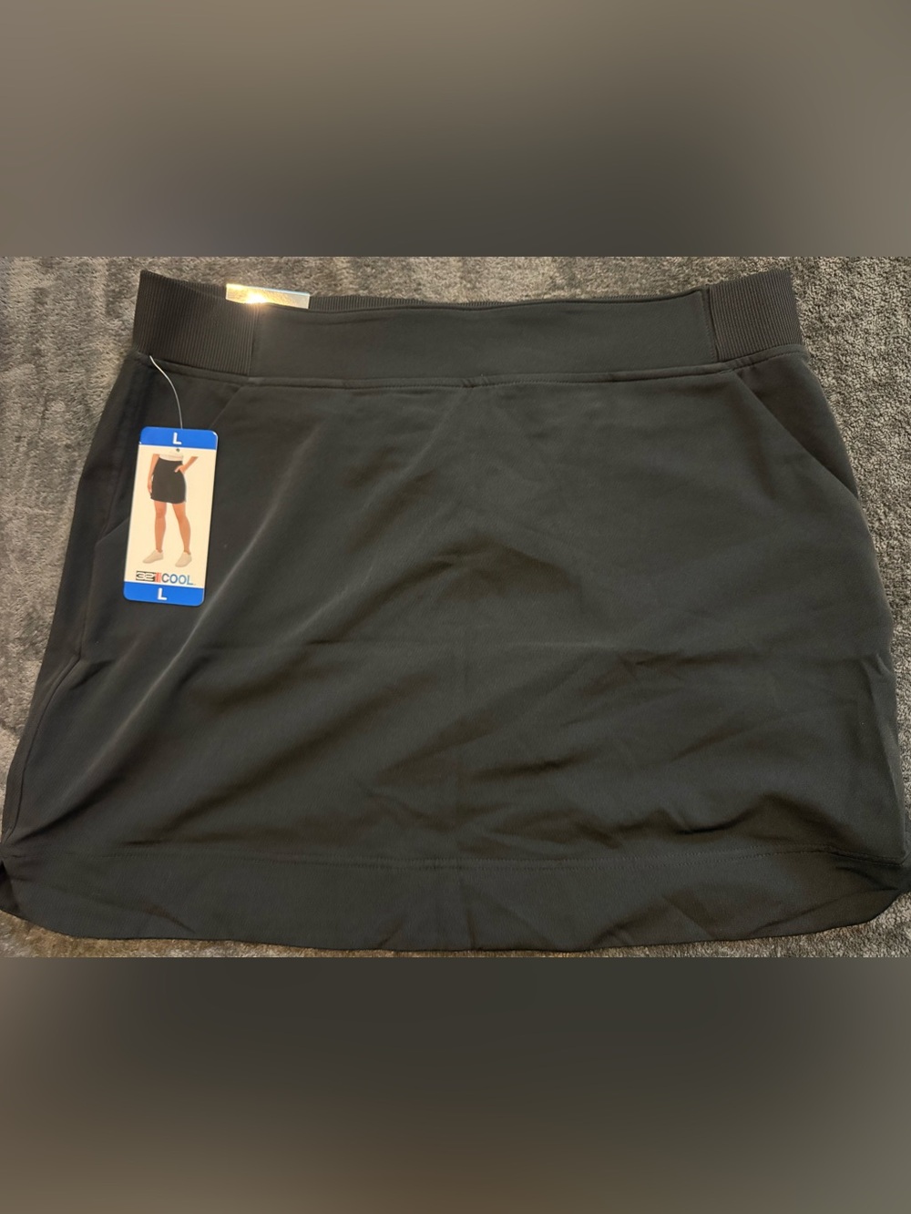 32 Degrees Black Active Skort